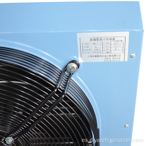 4 motores de ventilador Intercambiador de calor Condensador enfriado por aire